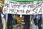 Manifestazione malati di Sla