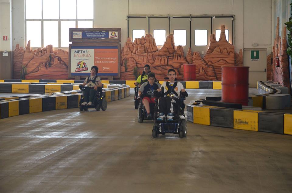 Piloti in pista al Wheelchair GP