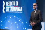 Il vicepremier Luigi Di Maio durante la presentazione del Reddito di Cittadinanza fonte: Presidenza del Consiglio dei Ministri)