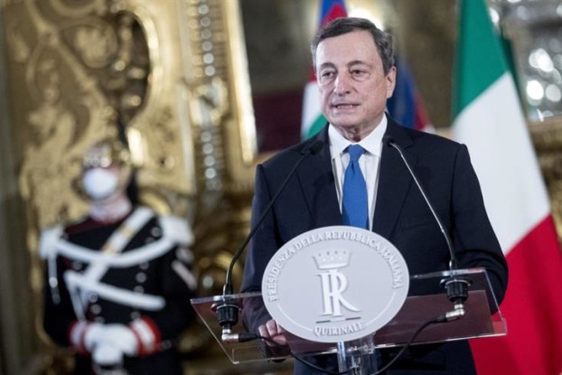 Il Presidente del Consiglio Mario Draghi