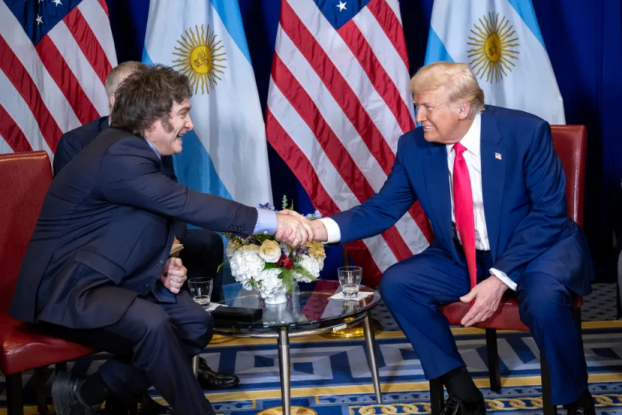 Javier Milei e Donald Trump