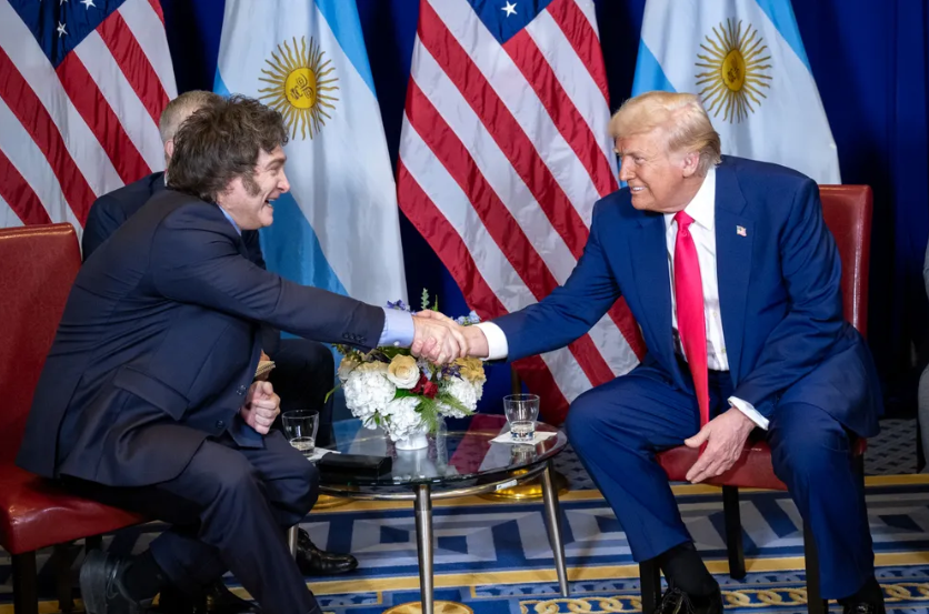 Javier Milei e Donald Trump